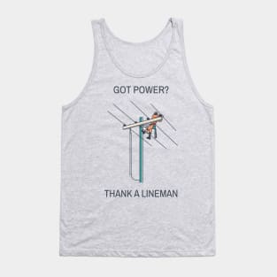 Thank A Lineman Tank Top